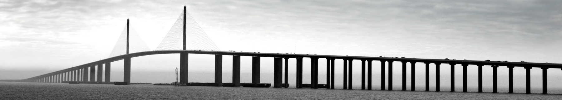 St. Pete Bridge into Tampa the headquarters of Digitally Distilled Creative Agency